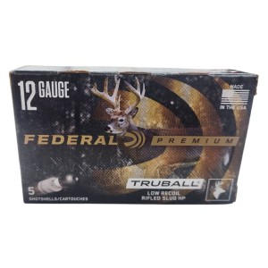 Federal Vital-Shok Rifled Slug -12GA, 2-3/4", 1 oz, Box of 5 (PB127LRS)