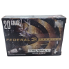 Federal Vital-Shok Rifled Slug - 20GA, 2-3/4", 3/4 oz, Box of 5 (PB203RS)