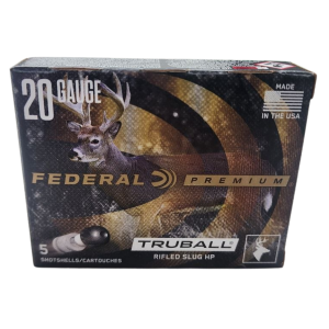 Federal Vital-Shok Rifled Slug - 20GA, 3", 3/4 oz, Box of 5 (PB209RS)