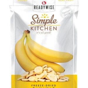 ReadyWise Simple Kitchen - Freeze-Dried Bananas, 1 Serving (RWSK02-007)