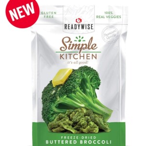 ReadyWise Simple Kitchen - Buttered Broccoli, 1 Serving (RWSK02-021)