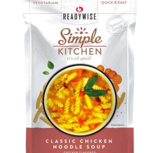 ReadyWise Simple Kitchen - Classic Chicken Noodle Soup, 1 Serving (RWSK02-026)