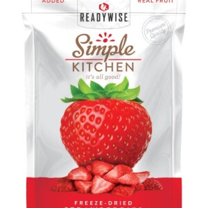 ReadyWise Simple Kitchen - Freeze-Dried Strawberries, 1 Serving (RWSK02-006)
