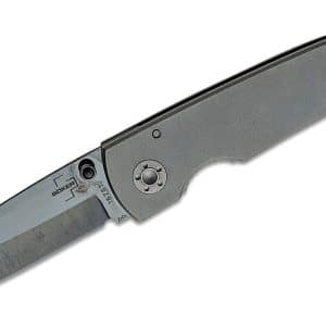 Boker Plus Anti-MC - 3.25", Ceramic, Black, Plain Edge, Titanium (01BO035)