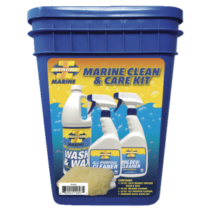 Invincible Marine Boat Bucket Kit - 32 oz Bottles, Sponge, Carry Bucket (BRKIT3)