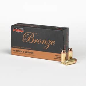 PMC Bronze - .40 S&W, 180gr, FMJ-FP, Box of 50 (PMC40E)