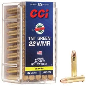 CCI TNT Green - 22 WMR, 30gr, HP, Box of 50 (60)