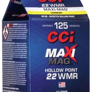 CCI Maxi-Mag - 22 WMR, 40gr, HP, Box of 125 (920CC)
