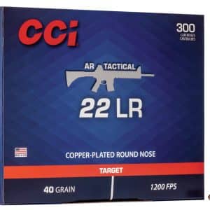 CCI AR Tactical - 22LR, 40gr, RN, Box of 300 (956)