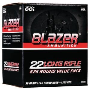 CCI Blazer - 22LR, 38gr, LRN, Box of 525 (10022)