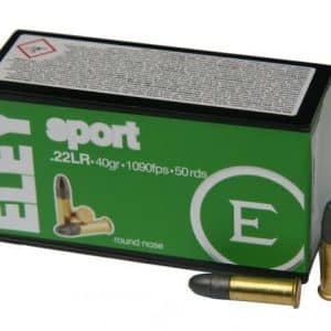 ELEY Sport - 22LR, 40gr, RN, Box of 50 (E04100)