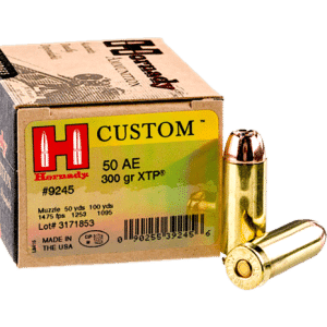 Hornady Custom - 50 AE, 300gr, HP XTP, Box of 20 (9245)