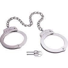 CampCo UZI Double-Lock Leg Iron Cuffs - 23 Position, 2 Keys (UZI-HC-LEG)