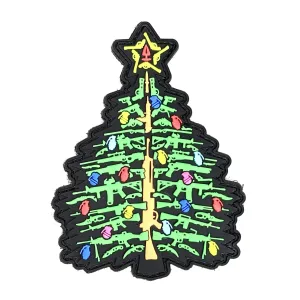 Tactical Innovations Patch - Christmas Guns, Velcro Hook Backed (MP0-CG3)