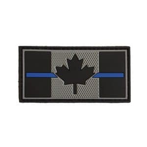 Tactical Innovations Patch - Canadian Thin Blue Line, 1"x2" (MP0-CBTL1)