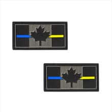 Tactical Innovations Patch - Canada Thin Blue & Yellow Line (MP0-CTBYL2)