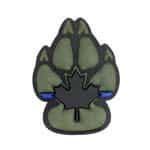 Tactical Innovations Patch - K9 Thin Blue Line, Black & ODG (MP1-K9TBL2)