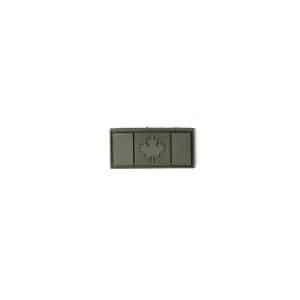 Tactical Innovations Patch - Canadian Flag, Subdue Green, 1"x2" (MP5-CND1)
