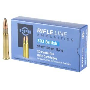 PPU Prvi Partizan - 303 British, 150gr, SP, Box of 20 (A382)