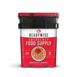 ReadyWise Emergency Food Supply - Breakfast Bucket, 120 Serving (RW01-121)
