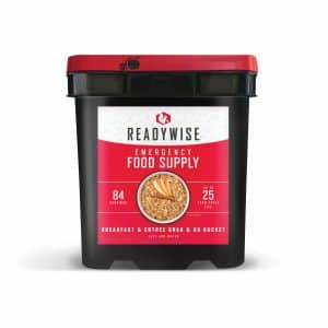 ReadyWise Grab & Go - Breakfast & Entree Bucket, 84 Serving (RW01-184)