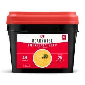 ReadyWise Emergency Food Supply - Soup Bucket, 48 Serving (RW10-001)