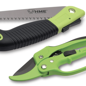 HME Hunter Combo Pack - 7" Saw & Shears, Serrated/Straight (HME-HCP-2)