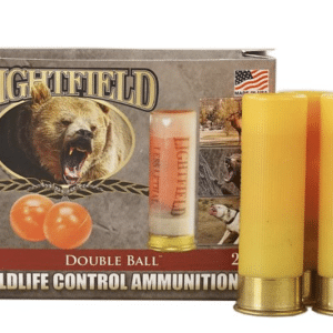 Lightfield Wildlife Control - 20GA, 2-3/4", Double Ball Slug, Box of 5 (CWDB-20)