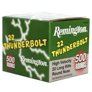 Remington Thunderbolt - 22LR, 40gr, RN, Box of 500 (21241)