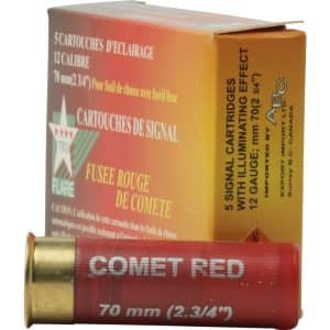 Tru Flare Comet Flare - 12GA, 2-3/4" Pyrotechnic, Box of 5 (12GARCF)