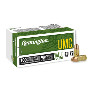 Remington UMC - 9mm Luger, 115gr, FMJ, Box of 100 (23765)