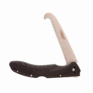 Camillus Titanium Bonded Lockback Folding Saw - Serrated, Glass-Filled Nylon Handle (19839)