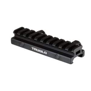 TRUGLO Riser Mount - Picatinny Style, 1/2"H, Aluminum, Black (TG8970B)