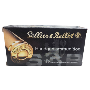 Sellier & Bellot - 9mm Luger, 124gr, FMJ, Box of 50 (310490)