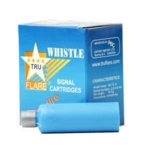 Tru Flare 15mm Signal Whistle - Launches 45m, Water Resistant, Pack of 6 (15MMCF)