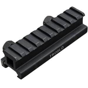 TRUGLO Riser Mount - Picatinney Style, 3/4"H, Aluminum, Black (TG8980B)