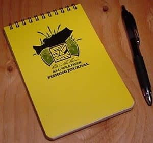 Rite in the Rain Notebook - Fishing Journal, 4"x6", Top Spiral (1731)
