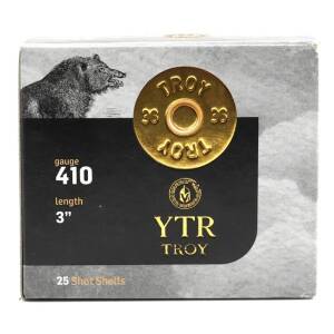 Troy Ammunition - 410ga, 3", 5/8oz, #6, Lead Shot, Box of 25 (TG366M)