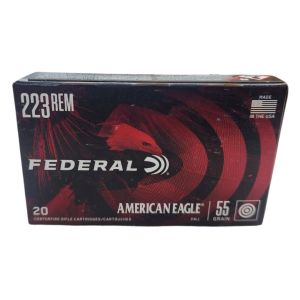 Federal American Eagle - 223 REM, 55gr, FMJ, Box of 20 (AE223)